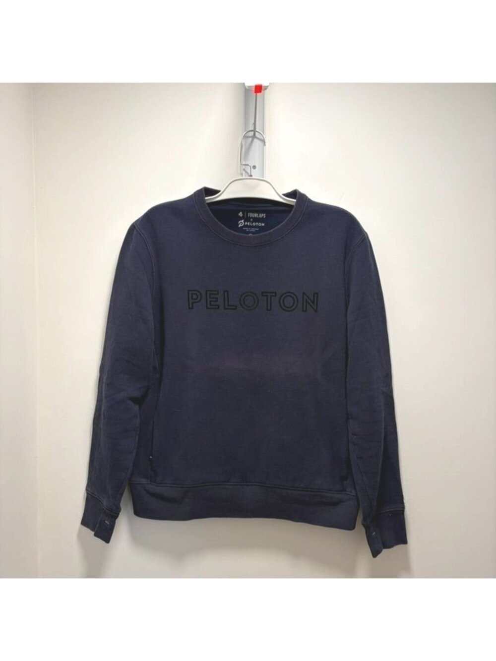 Fourlaps x Peloton Men’s Crewneck Sweatshirt – Navy – Size Medium